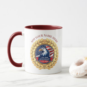 250th Anniversary USA Patriotic   1776–2026 Mug