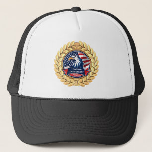 250th Anniversary USA Patriotic 1776–2026 Trucker Hat