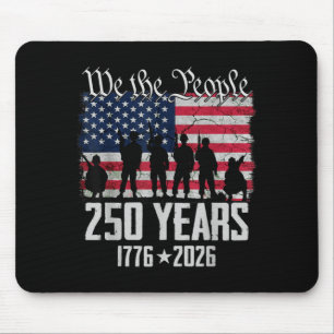 250th Anniversary USA Patriotic 250 Years 4th July Mouse Pad