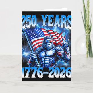 250th Anniversary Usa Patriotic 250 Years American Card