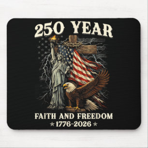 250th Anniversary USA Patriotic 250 Years American Mouse Pad