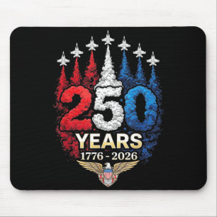 250th Anniversary Usa Patriotic 250 Years Mouse Pad