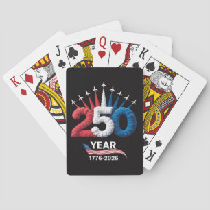 250th Anniversary USA Patriotic 250 Years Playing Cards