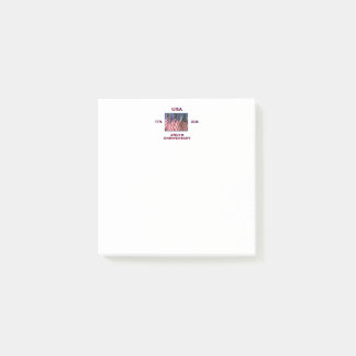 250th Anniversary USA Patriotic American Flags Post-it Notes