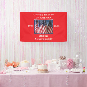 250th Anniversary USA Patriotic Banner