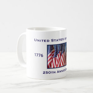 250th Anniversary USA Patriotic Coffee Mug