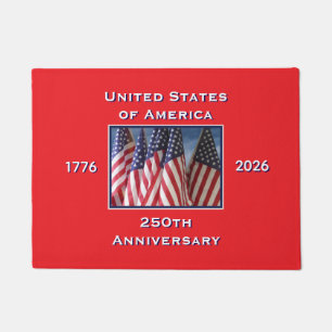 250th Anniversary USA Patriotic  Doormat