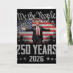 250th Anniversary Usa Patriotic Eagle 250 Years 4t Card