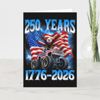 250th Anniversary Usa Patriotic Eagle 250 Years 4t Card
