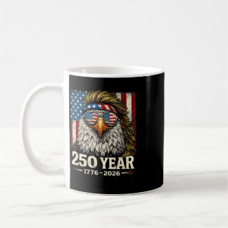 250th Anniversary Usa Patriotic Eagle 250 Years 4t Coffee Mug