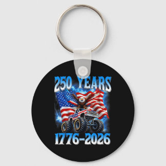 250th Anniversary Usa Patriotic Eagle 250 Years 4t Key Ring