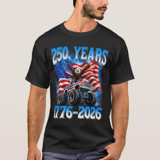 250th Anniversary Usa Patriotic Eagle 250 Years 4t T-Shirt