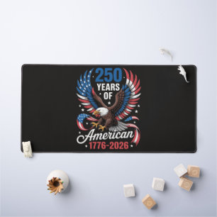 250th Anniversary USA Patriotic Eagle 250 Years Desk Mat