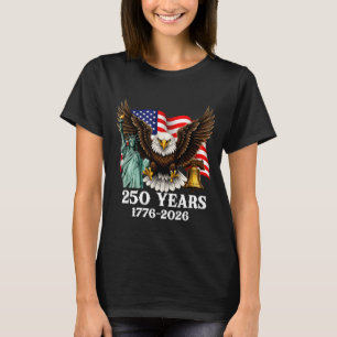 250th Anniversary USA Patriotic Eagle 250 Years T-Shirt