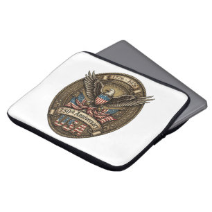 250th Anniversary USA Patriotic Eagle Laptop Sleeve
