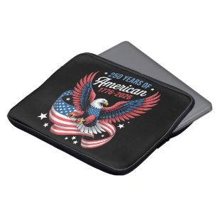 250th Anniversary USA Patriotic Eagle Laptop Sleeve
