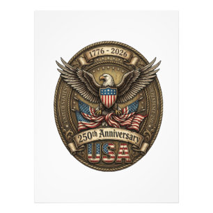 250th Anniversary USA Patriotic Eagle Photo Print