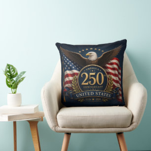 250th Anniversary USA Patriotic Keepsake Cushion