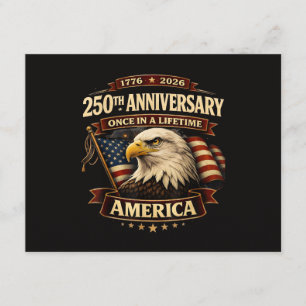 250th Anniversary USA Shirt 250th America Enclosure Card