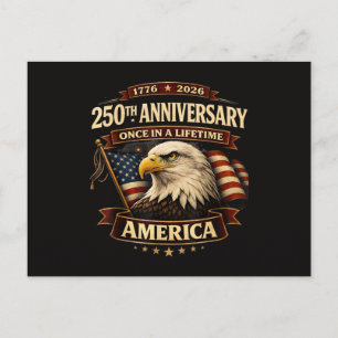 250th Anniversary USA Shirt 250th America Postcard