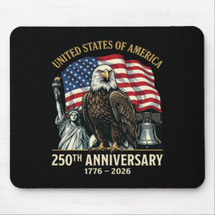 250th Anniversary Usa Shirt Patriotic Freedom 4th Mouse Pad