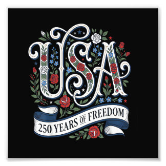 250th Anniversary USA Shirt Women Patriotic 4th of Photo Print