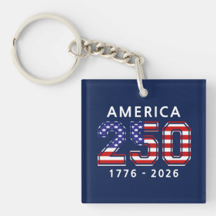 250th Birthday of the United States Key Ring