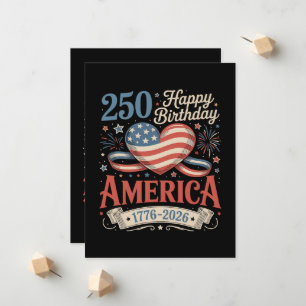 250th Birthday USA 250 Years Announcement