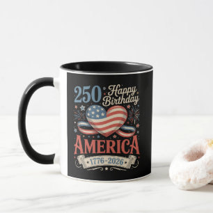 250th Birthday USA 250 Years Mug