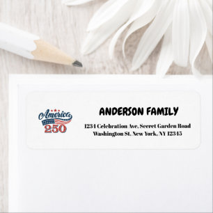  250th  Celebration Return Address Label