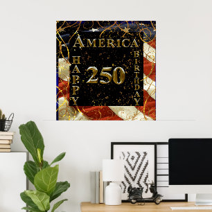 250th Happy Birthday America! Poster