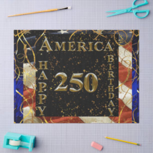 250th Happy Birthday America! Tissue Paper