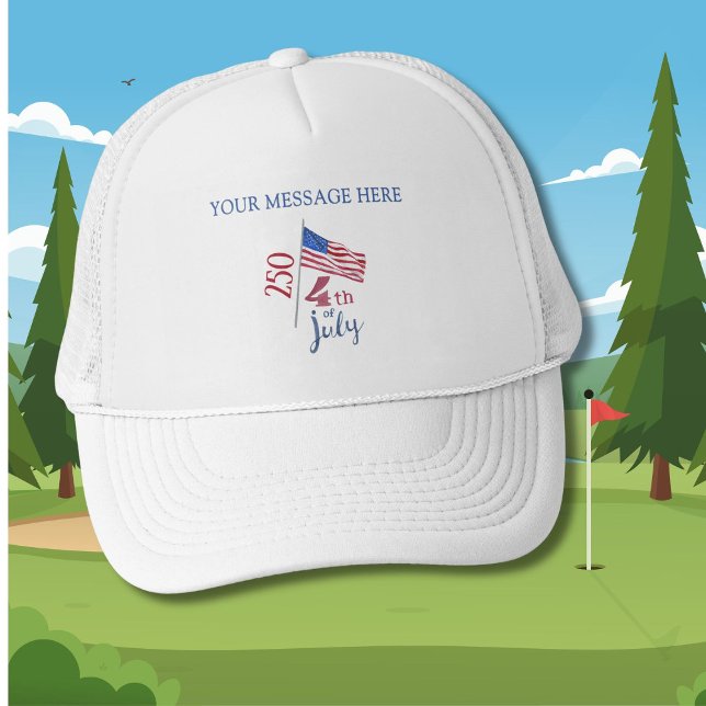 250th July 4th Celebration Trucker Hat (Creator Uploaded)