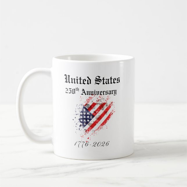 250th USA Anniversary Mug (Left)