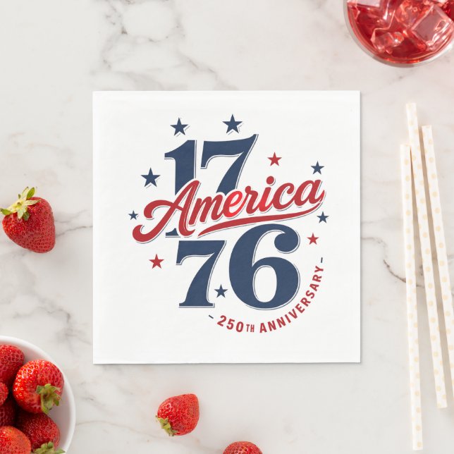250th USA Anniversary  Napkin (Insitu)