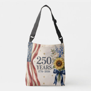 250th USA Anniversary Sunflower Tote Bag