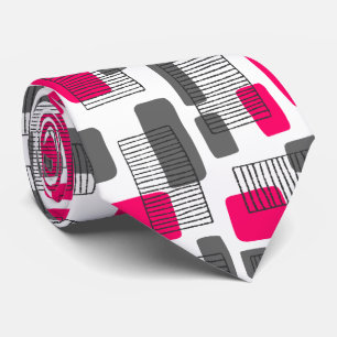 251215 - Neon Red and Grey Tie