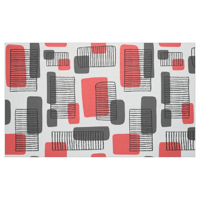251215 - Tropical Pink and Grey Fabric (Fat Quarter)