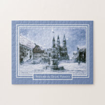 252 pieces Braunschweig Church Winter Snowy