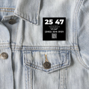 2547 15 CM SQUARE BADGE
