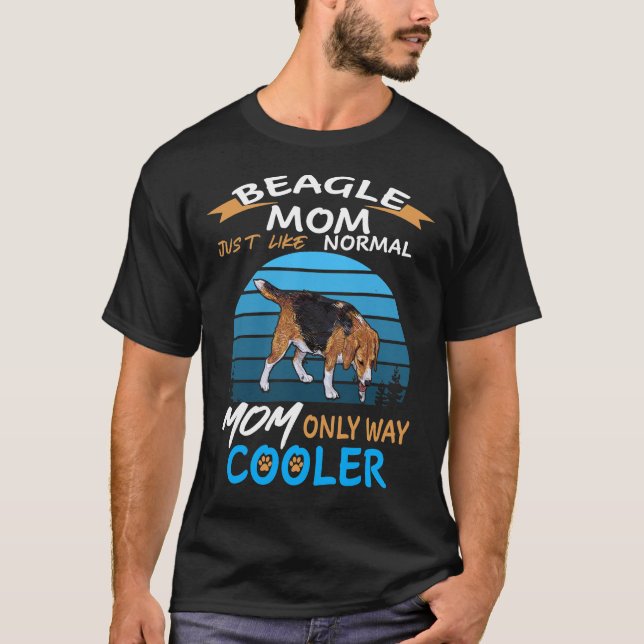 254 Beagle Mum Cooler T-Shirt (Front)