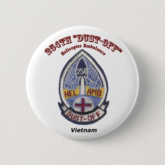 254th Dust-Off Buttons (Front)