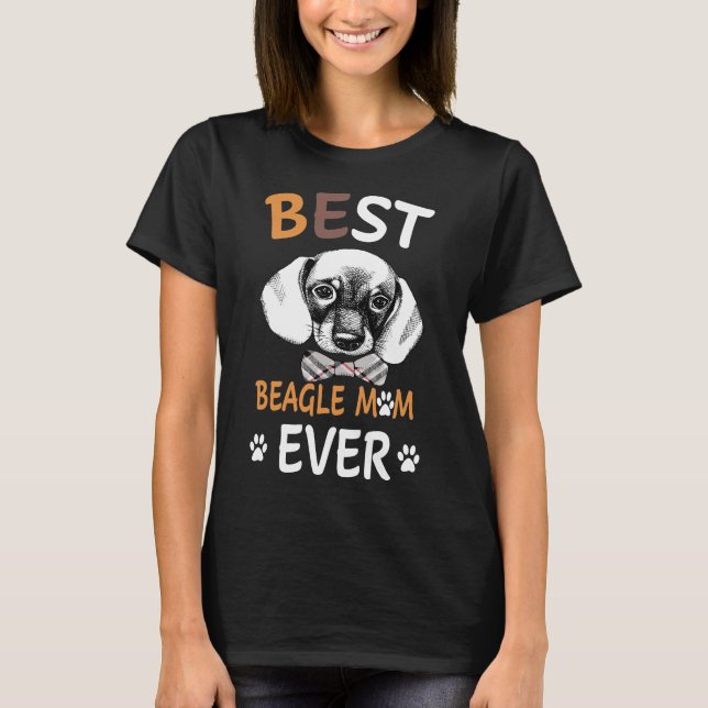 255 Best Beagle Mum Ever T-Shirt (Front)