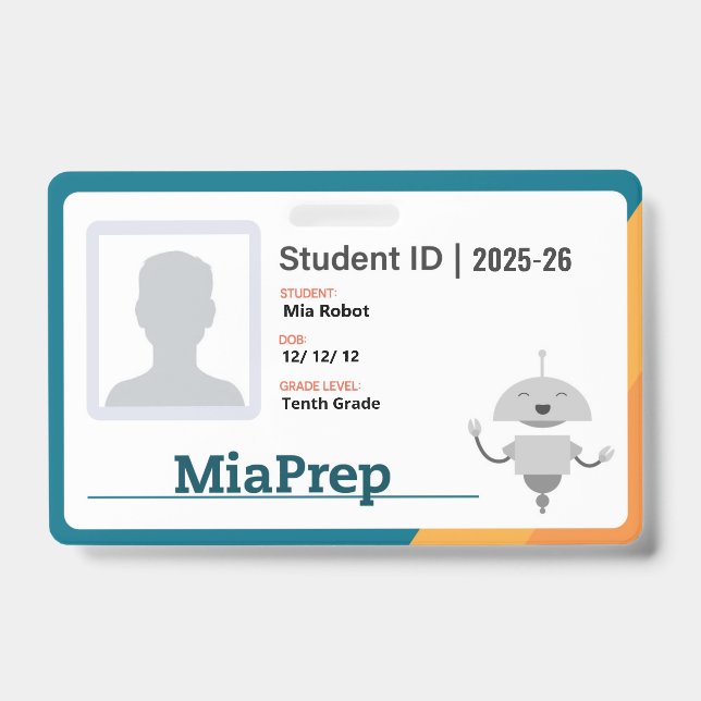 25-26 MiaPrep Badge ID Badge (Front)