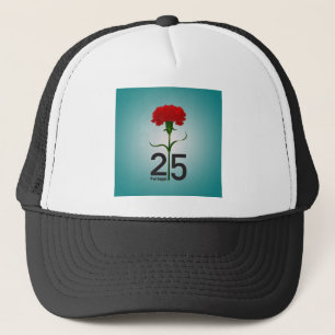 25 April, the Carnation Revolution, Portugal Trucker Hat