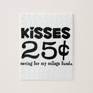 25 Cents Kisses Jigsaw Puzzle