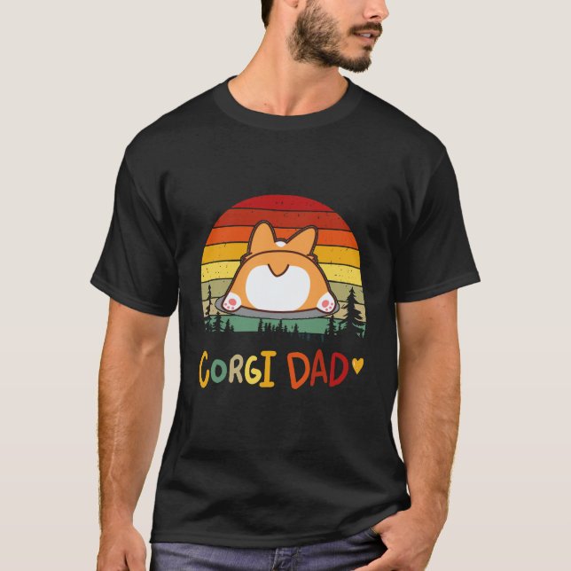 25 Corgi Dad Corgi T-Shirt (Front)