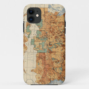 25 Density of increase of population, US, 18901900 iPhone 11 Case