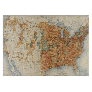 25 Density of increase of population, US, 18901900 Cutting Board