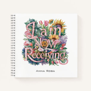 *~* 25 Flowers I AM NOW RECEIVING AP85 Manifesting Notebook